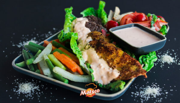 Plat Mixte (Poulet et Viande Hachée)